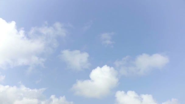 Gökyüzündeki Bulutlar Zaman Ayarlı Zamanlamanın Çekimi — Stok video