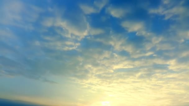 Облака Небе Временной Промежуток Съемки Timelapse — стоковое видео