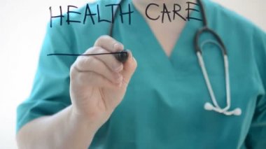 Sağlık hizmetleri. Kart, GPS navigasyon. Bir işaret çizelim..