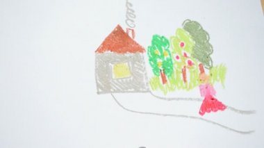 Ev çiziyoruz. Çizim süreci.