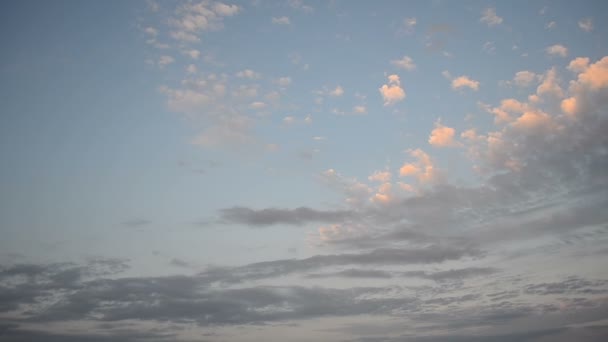 Облака Небе Стрельба Облаков — стоковое видео