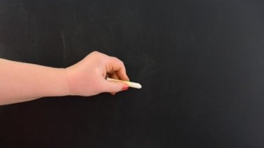 Ünlem işareti. Tahtaya tebeşir çizeriz..