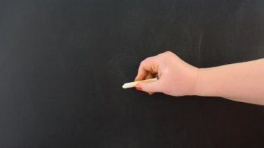 Ünlem işareti. Tahtaya tebeşir çizeriz..