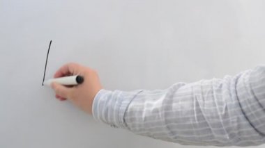 Tahtada plan yapmak. Bir kalemle yazıyoruz..