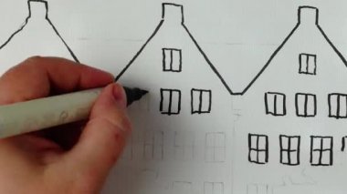 Evi çiz. Zaman aşımı.