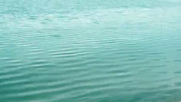 Timelapse Movimento Dell Acqua Una Superficie Del Mare Sparatoria Del — Video Stock