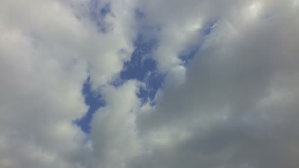 Zaman Atlaması Bulutların Hareketi Gökyüzündeki Bulutların Hareketi — Stok video