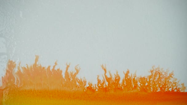 画出水彩画的抽象背景 — 图库视频影像