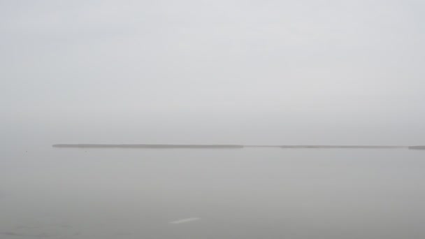 Hielo Mar Niebla Mar Niebla — Vídeo de stock