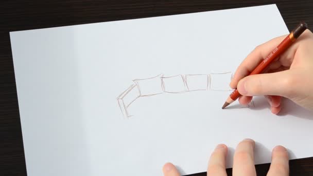 On dessine un canapé. Nous dessinons image .