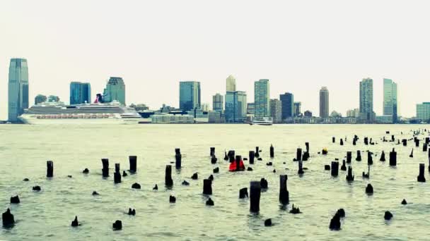 New York Manhattan Baie Hudson New York Manhattan — Video