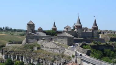 Ukrayna kalesi, antik. Kamenetz-Podolsk Kalesi, Ukrayna.