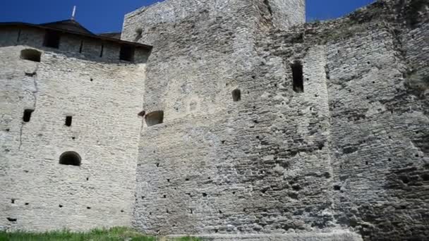 Ukrainian Fortress Ancient Kamenetz Podolsk Fortress Ukraine — Stock Video