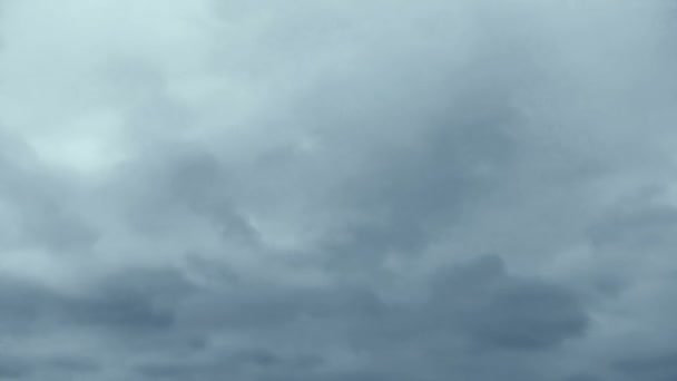 Tiden Går Molnen Rör Sig Rörelsen Moln Himlen — Stockvideo