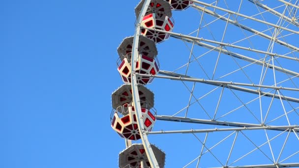 Big Wheel Sky Shooting Evening — Stock Video