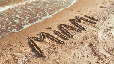 Miami 'nin kuma kazınmış hali. Kuma kazınmış..