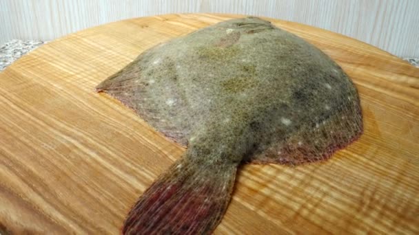 Pesce Pesce Piatto Tagliere — Video Stock