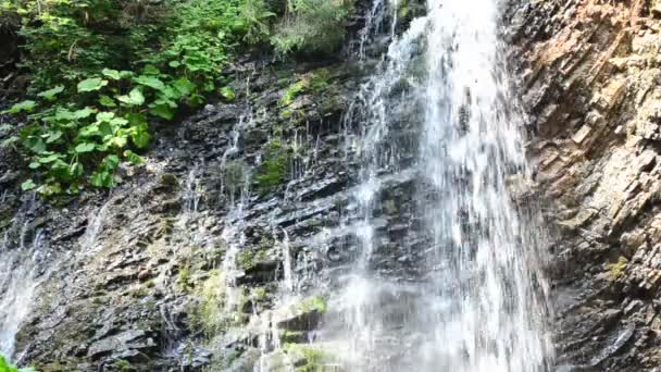 Falls Mountains Rock Falls — Stock Video