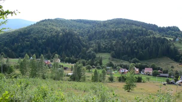 Berglandschaft Dreharbeiten Sommer — Stockvideo