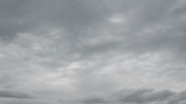 Wolken Vor Einem Gewitter Wolken Und Himmel — Stockvideo