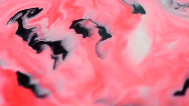混合的油漆 油漆的背景 — 图库视频影像