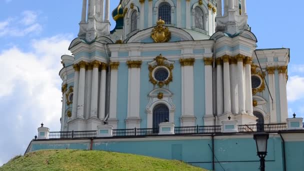 Église Andreevsky Prise Vue Est Faite Kiev Ukraine — Video