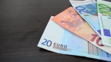 Banknotlar. Yakın çekim.