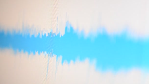 Ses Programı Bir Ses Çizelgesi — Stok video