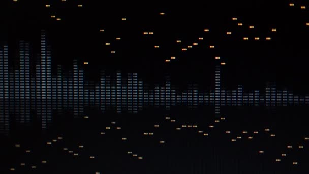 Wykres Dźwięku Harmonogram Dźwięku — Wideo stockowe