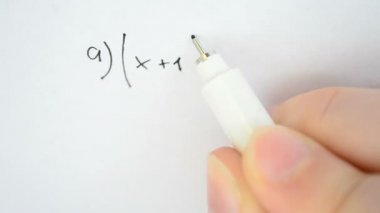 Formüller yazıyoruz. Matematiksel formüller