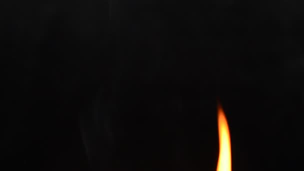 Fuego Humo Fuego Llama — Vídeos de Stock