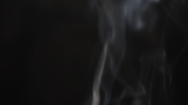 Krásný Šedý Kouř Kouř Čísla — Stock video