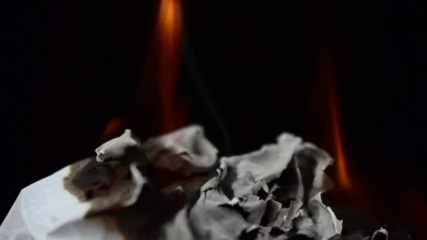 슬로우 배경의 불타는 — 비디오