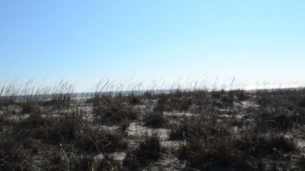 Kullar Vid Havet Kullar Och Himmel — Stockvideo