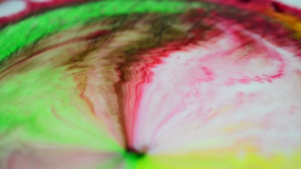 Mouvement de la couleur, vague. Mélange de peintures 