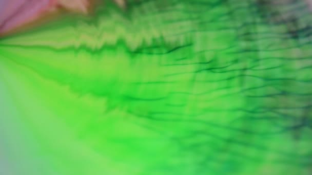 Змішування Фарб Відеоефект Фарби Утворюють Абстрактні Візерунки — стокове відео