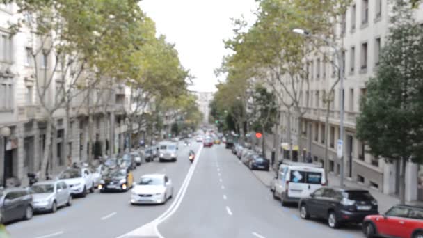 Las Calles Barcelona España — Vídeo de stock