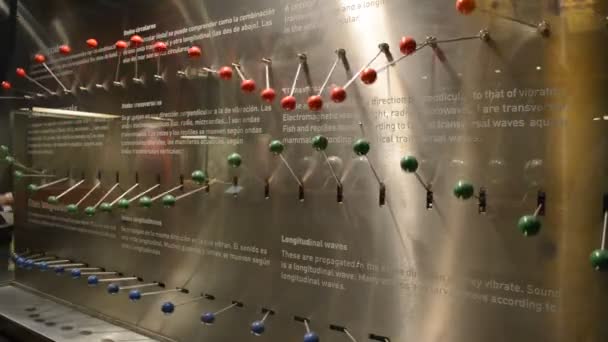 Cosmocaixa Barcelona Adalah Sebuah Museum Sains Yang Terletak Barcelona Spanyol — Stok Video