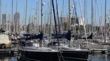 Barcelona, Port Vell 'den. Barselona