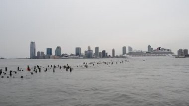 Hudson Körfezi. New York 'ta çekim.