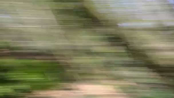 相机的快速运动 背景的影响 — 图库视频影像