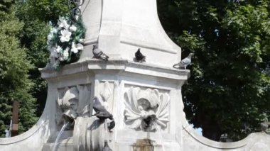 Lviv Avrupa 'dır. Lviv, Ukrayna. Lviv, Ukrayna 'daki Bakire Meryem Heykeli. Lviv - Galiçya 'nın tarihi bölgesinin başkenti. Lviv tarihi şehir merkezi UNESCO Dünya Mirasları Listesinde yer alıyor.