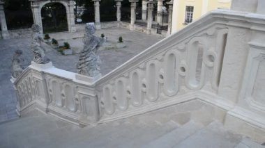 Lviv 'in büyük katolik katedrali. Lviv, Ukrayna. Kutsal Yura katedrali gibi. Lviv 'in ana Greco-Katolik katedrali, Ukrayna Greko-Katolik Kilisesi' nin ana mabedi..