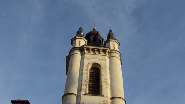 亚美尼亚教堂 利沃夫 乌克兰 利沃夫市 乌克兰 古代阿尔梅尼教堂 — 图库视频影像