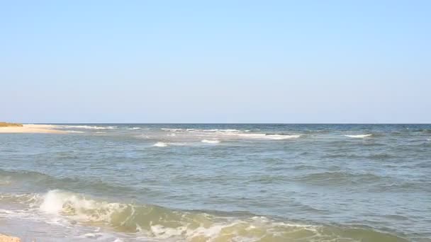 Морський Фон Море Хвилі — стокове відео