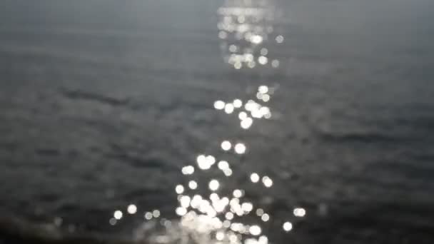 太阳的反射 海浪和阳光 — 图库视频影像