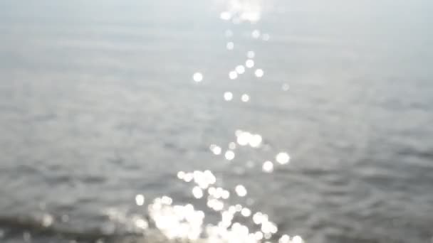 Słońce Nad Morzem Zdjęcia Październiku — Wideo stockowe