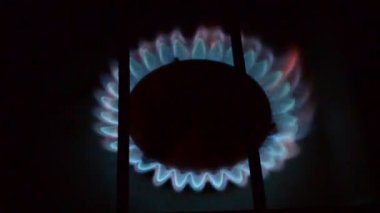 Gaz yanığı. Gaz sobası ocağı