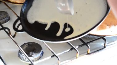 Krep kızartması. Krep hazırlama süreci