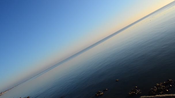 Paisagem Marítima Céu Azul Mar — Vídeo de Stock